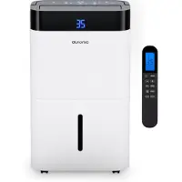 Auronic Luftentfeuchter und Luftreiniger - Better Plus Serie - Entfeuchtet 12L pro Tag - 5L Wassertank - Schlafzimmer, Badezimmer, Wohnzimmer und Büro - Weiß