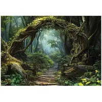 WALLARENA FOTOTAPETE 3D Effekt Wald Natur 300x210