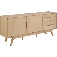 Ebuy24 Marte Sideboard 2 Türen 4 Schubladen Eichenfurnier.