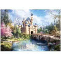 WALLARENA FOTOTAPETE Kinderzimmer Mädchen Schloss 150x105