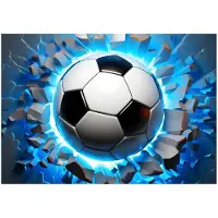 WALLARENA FOTOTAPETE Fußball Kinderzimmer Vliestapete Tapete 250x175