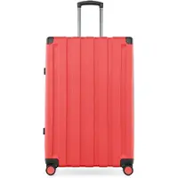Hauptstadtkoffer - Q-Damm - Großer Koffer Trolley Hartschalenkoffer XXL Erweiterung, expandable Suitcase 77cm, 133 Liter,Korall