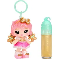 Yummiland Entertainment Yummiland Holiday Lip Gloss Doll - Gigi Gingerbread, Mini-Puppe, Weiblich, 4 Jahr(e), Junge/Mädchen, Mehrfarbig