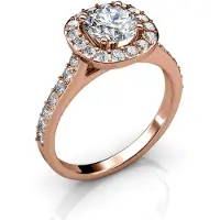 MYC Paris Kuscheliger Ring - Roségold und Kristall