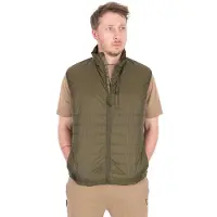 FOX Olive quilted 100 Gilet - Angelweste, Größe:XL