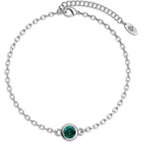 MYC Paris Geburtsstein-Armbänder - Silber und Dunkelgrün