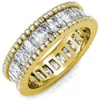 MYC Paris Glamour Lock Ring - Gold und Kristall