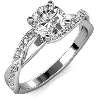 MYC Paris Eleanor Ring - Silber und Kristall