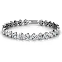 MYC Paris Prinzessinnen-Armband - Silber und Kristall