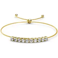 MYC Paris Crystal Mia Armbänder - Gold und Kristall