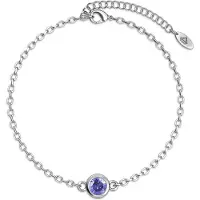MYC Paris Geburtsstein-Armbänder - Silber und Lila