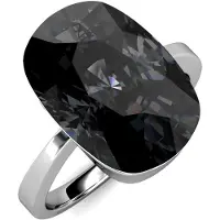 MYC Paris Klassischer Ring - Silber und Schwarz