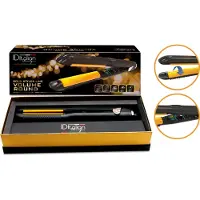 Postquam Professionelles Glätteisen Gold Styler Volume Round - für glattes und lockiges Haar