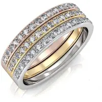 MYC Paris Dreifaltigkeitsring - Silber und Multi