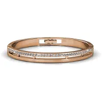 MYC Paris Elegante Armbänder - Roségold und Kristall