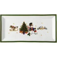 Hutschenreuther Platte 36 eckig Happy Winter g