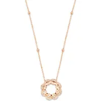 Orphelia 'Onyx' Damenkette aus 925er Sterling Silber mit Anhänger - Rosé ZH-7127/RG