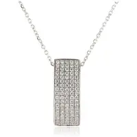 Orphelia Damen-Kette aus 925er Sterlingsilber mit Anhänger – Silber ZH-4437