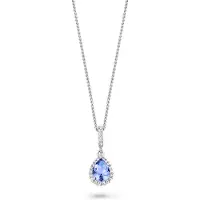 Orphelia 'Enora' Damenkette mit Anhänger aus 925er Sterlingsilber – Silber ZH-7226/BT