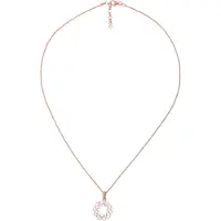 Orphelia 'Jasmine' Damenkette mit Anhänger aus 925er Sterlingsilber - Rosé ZH-7076/1