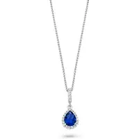 Orphelia 'Enora' Damenkette mit Anhänger aus 925er Sterlingsilber – Silber ZH-7226/SA