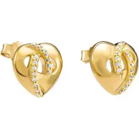 Orphelia 'Amore' Ohrstecker für Damen, 925 Sterlingsilber, Gold ZO-7577/G