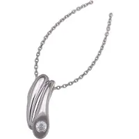 Orphelia Damen Kette aus 925 Sterling Silber mit Anhänger - Silber ZH-4545