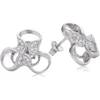 Orphelia Ohrstecker für Damen, 925 Sterlingsilber, Silber ZO-5033