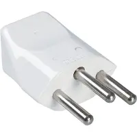 Bachmann Schutzkontaktstecker, Schweiz CH 10A / 250V weiß