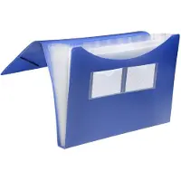 FolderSys Fächermappe 7 Fächer blau