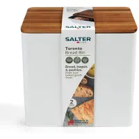Salter BW12899WEU7 Toronto Bread Bin White/Wooden
