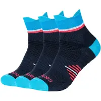 Camano Sport-Kurzsocke performance training light 3er Pack function in dark saphire | Gr.: 43-46