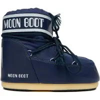 Moon Boot für Damen. 80D1409340 Icon Low Nylon Stiefel blau (33/35), Wohnung, Keine, Lässig, Schnee