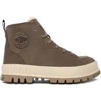 Palladium Pallashock Zip Warm Uni Boots Stiefelette Leder 74353-281-M grau, Schuhgröße:41 EU