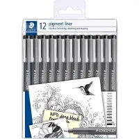 Staedtler – Pigmentliner 0.5 mm – Black (308-9 TB12)