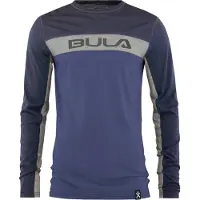 Bula Langarm-T-Shirt aus Merinowolle Retro