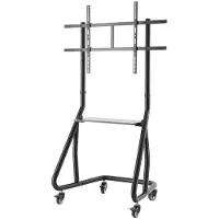 Hama Trolley, 124,5 cm (49"), 2,54 m (100"), 400 x 400 mm, 1000 x 600 mm, Aluminium, Schwarz