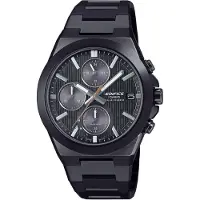 Casio Armbanduhr Edifice EFS-S650DC-1AEF Solar Chronograph schwarz