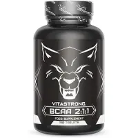 Vitastrong BCAA 2:1:1 Tabletten, Aminosäuren 5000mg mit Vitamin B6, Valin, Essentielle Aminosäuren und Vitamine B6 Post Workout, 150 BCAA Aminosäuren Tabletten