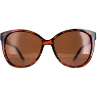 Montanaeyewear Cat Eye Womens Glänzend Schildpatt Braun Polarisiert MP74B