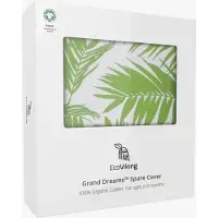 EcoViking Organic Babynest Bezug Natural Green