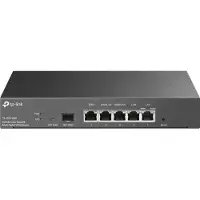 TP-LINK Omada ER7206, Ethernet-WAN, Gigabit Ethernet, Schwarz