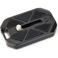 3 Legged Thing Updated QR7 Plate 38x70mm Arca Compatible QR Plate, Black