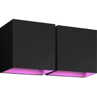 Philips Hue Resonate Downward White & Color - Schwarz Doppelpack