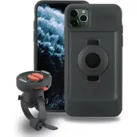 Tigra Fitclic Neo Fahrrad Kit für iPhone 11 Pro Max schwarz 2022 Smartphone Halter & Hüllen