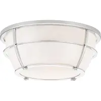 QUOIZEL Elstead Chance Deckenleuchte E27 2-fach Poliertes Chrom
