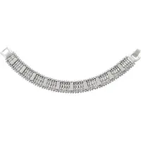 Faina Women Segmented Link Bracelet in Silver | Gr.: onesize