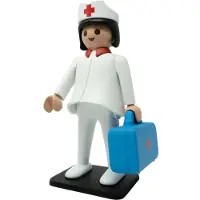 Plastoy Krankenpfleger-bau-spiel 25 Cm Weiß Weiß One Size