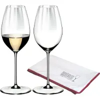 Riedel PERFORMANCE Sauvignon Blanc Glas 2er Set + Poliertuch