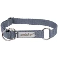 Amiplay Halbschellenhalsband Samba XL Grau